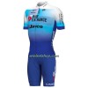 Fietskleding (Fietsshirt + Korte Koersbroek) 2022 BikeExchange Jayco - Wit Blauw